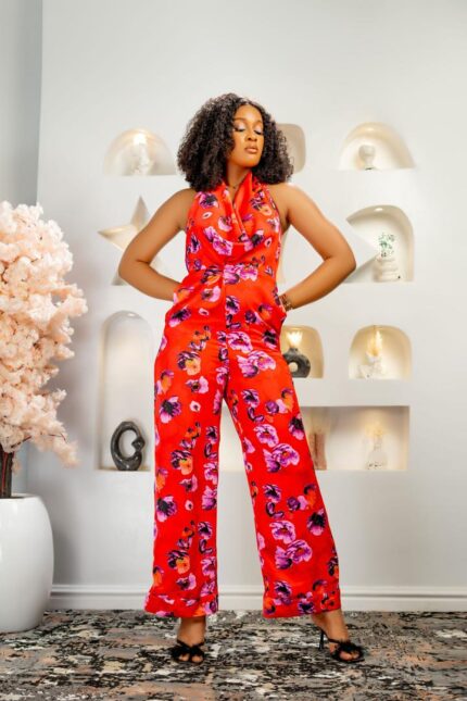 Evelyn Crepe Jumpsuit